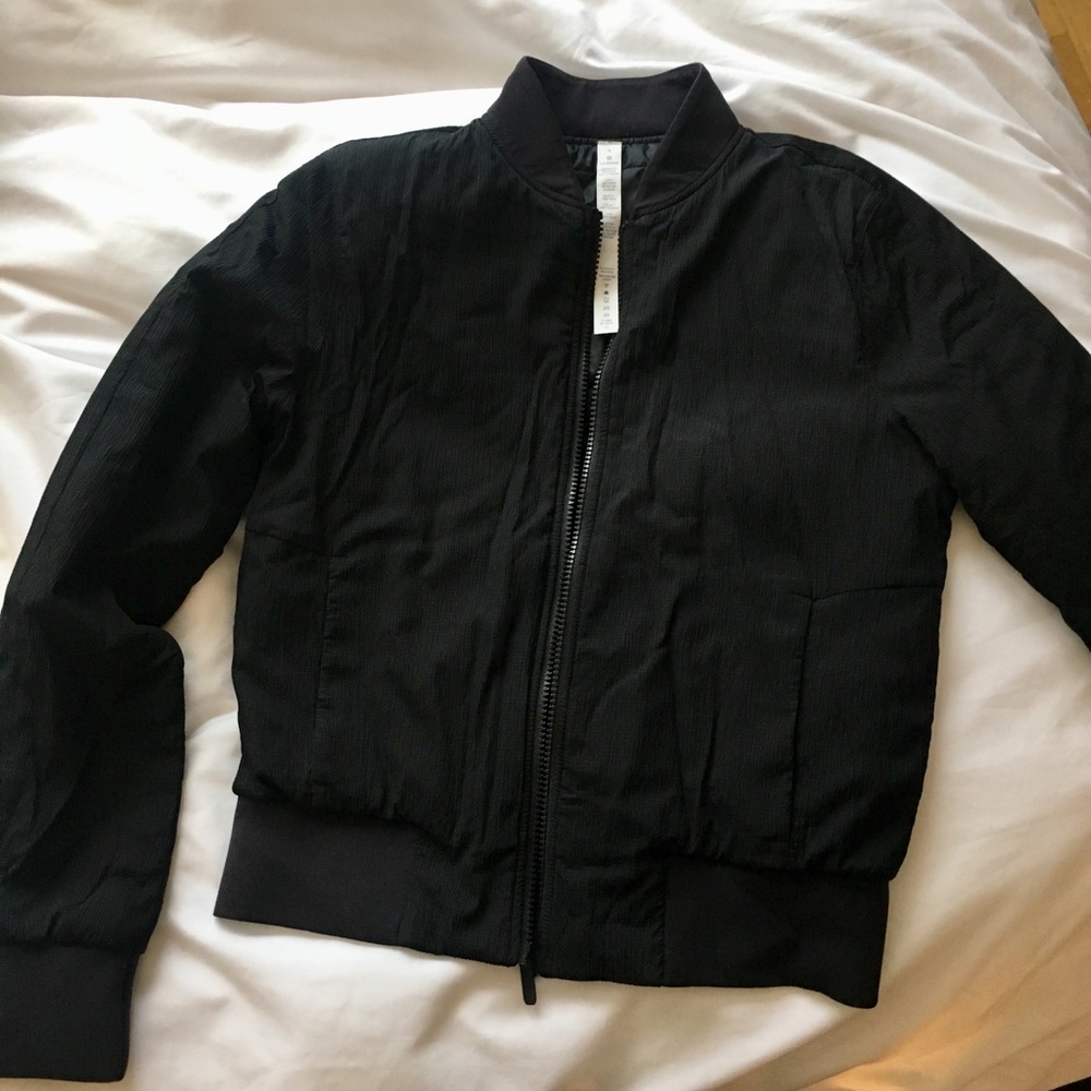 Lululemon Nonstop Black Bomber Jacket - NWOT